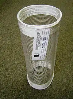 American Fabric Filter cylindrical screen.  We can customize your Reel Screen according to your needs.