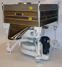 Criba rotativa CS-1 portátil y totalmente de acero inoxidable de American Fabric Filter.