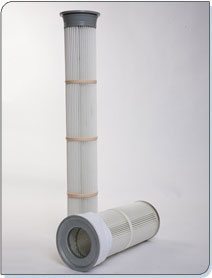 American Fabric Filter Baghouse Pleated Bags. Filtro de mangas plisados.
