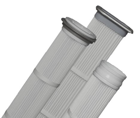 American Fabric Filter - Filtros plisados, Bolsa plisada o Pleated Bags ofrecen una superficie filtrante de 2 a 3 veces superior. 